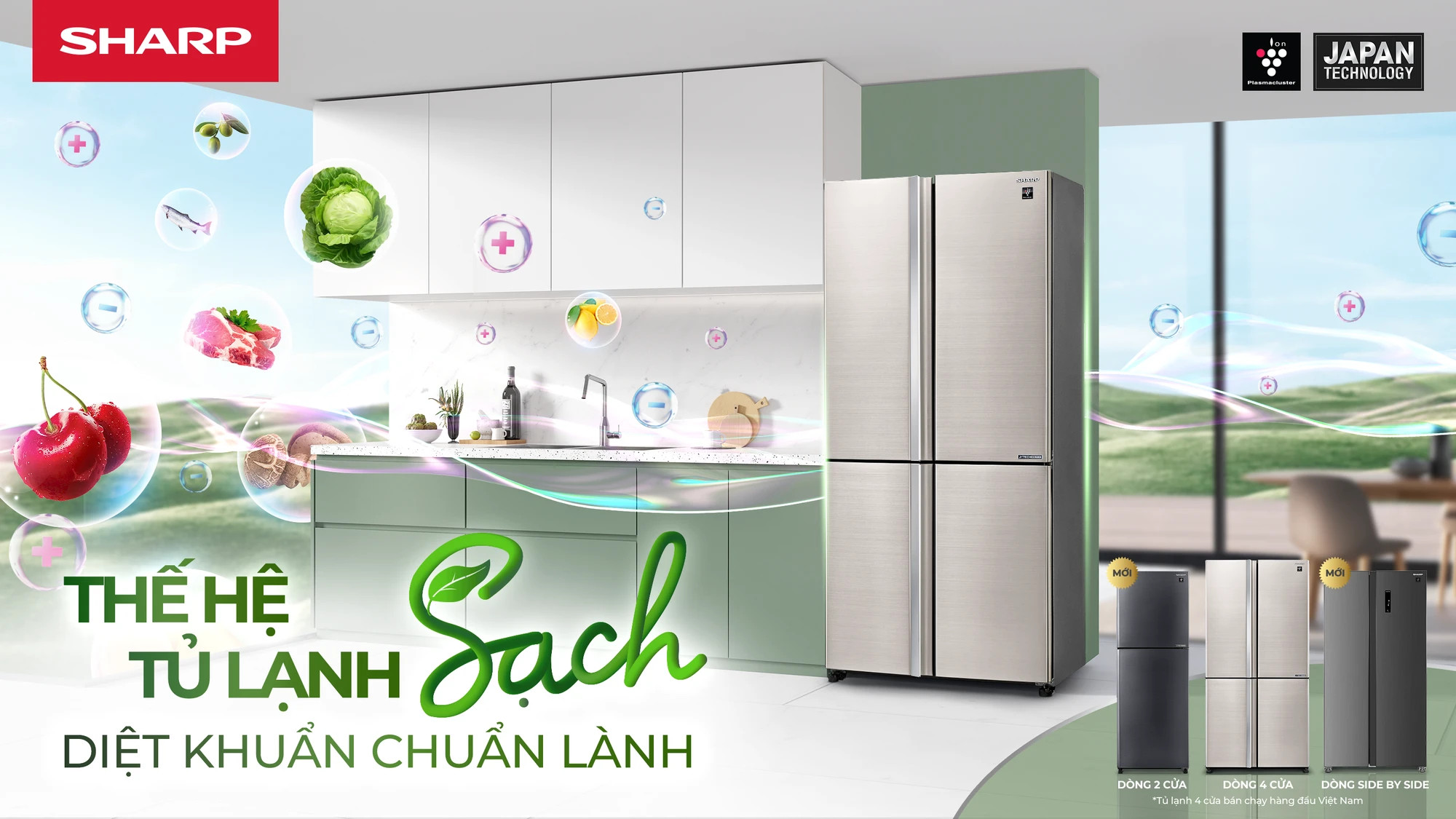 💥 CHƯƠNG TRÌNH KHUYẾN MÃI ĐẶC BIỆT: NHẬN NGAY BỘ LY CAO CẤP 6 CÁI KHI MUA TỦ LẠNH SHARP! 💥