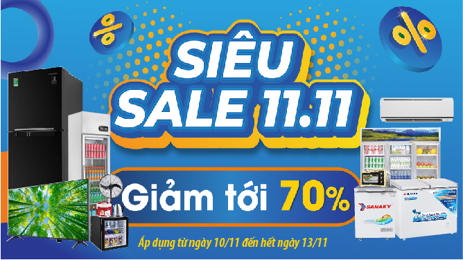 🎉 ĐẠI TIỆC 11/11 – GIẢM GIÁ KHỦNG, MUA LÀ LỜI 🎉