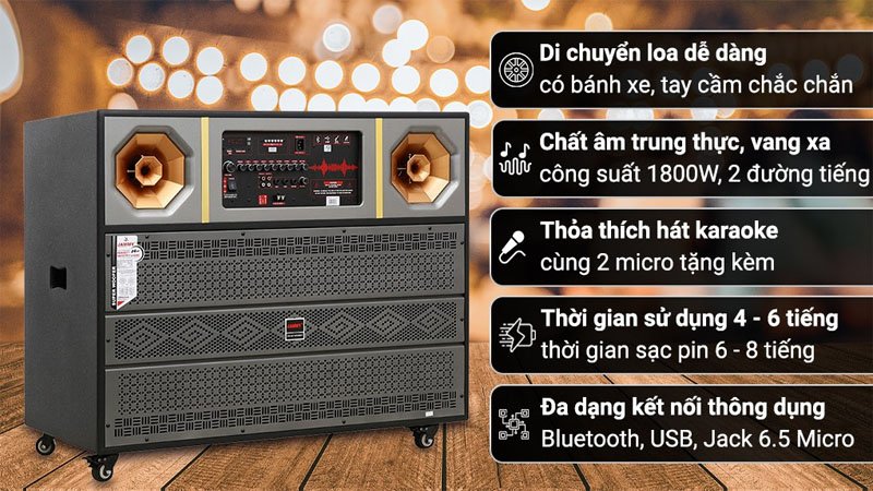 🔊 Loa kéo Jammy - Âm nhạc không giới hạn! 🔊