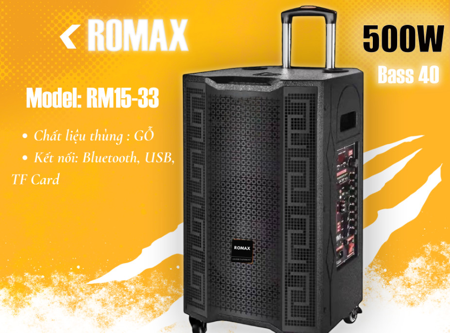 🎊 Loa kéo Romax - Trải nghiệm âm thanh sống động! 🎊