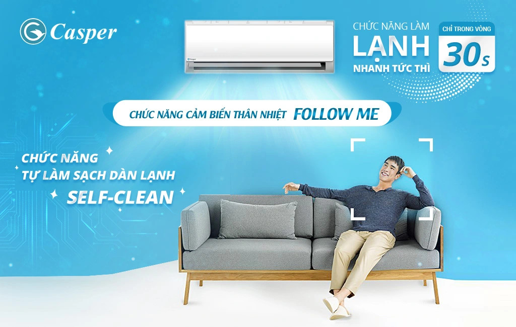 🌈 Máy lạnh Casper - Sự lựa chọn hoàn hảo cho mùa hè nóng bức! 🌈