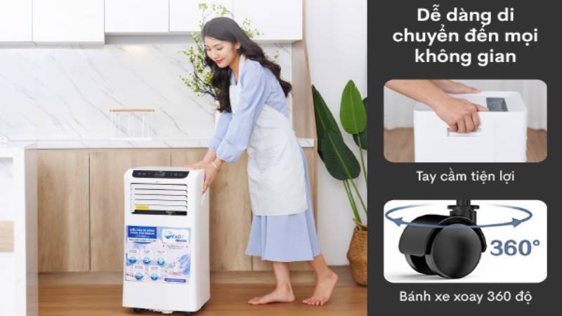 🍃 MÁY LẠNH DI ĐỘNG FUJIE - Giải pháp lý tưởng cho mùa hè nóng bức! 🍃