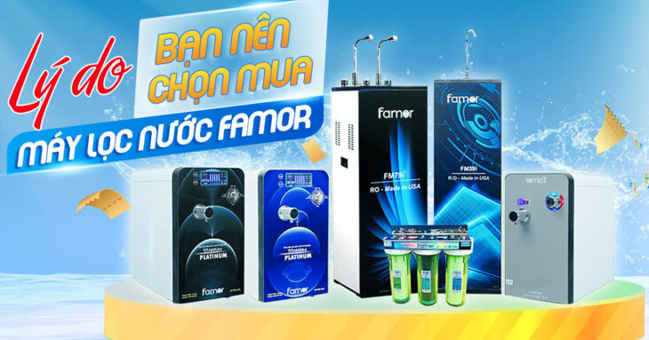 💥 Máy lọc nước Famor - Sự lựa chọn hoàn hảo cho gia đình bạn! 💥