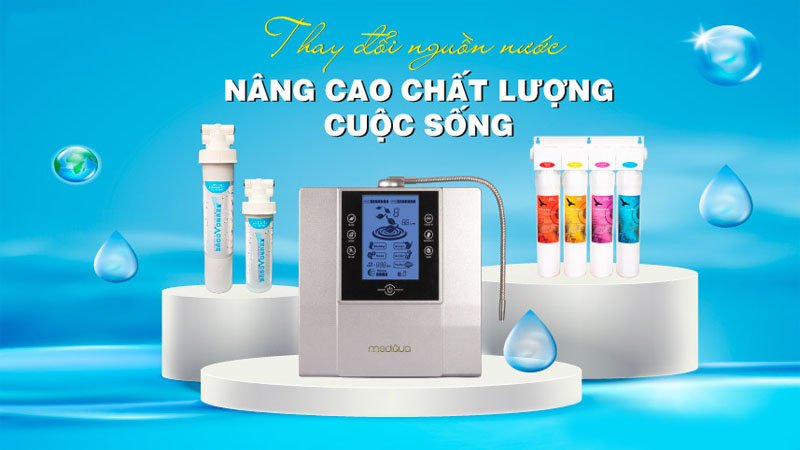 🌟🌟🌟 MÁY LỌC NƯỚC INON KIỀM ĐIỆN GIẢI MEDIQUA 🌟🌟🌟