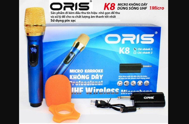 🎤 MICRO KHÔNG DÂY ORIS - TRẢI NGHIỆM ÂM THANH TUYỆT VỜI!