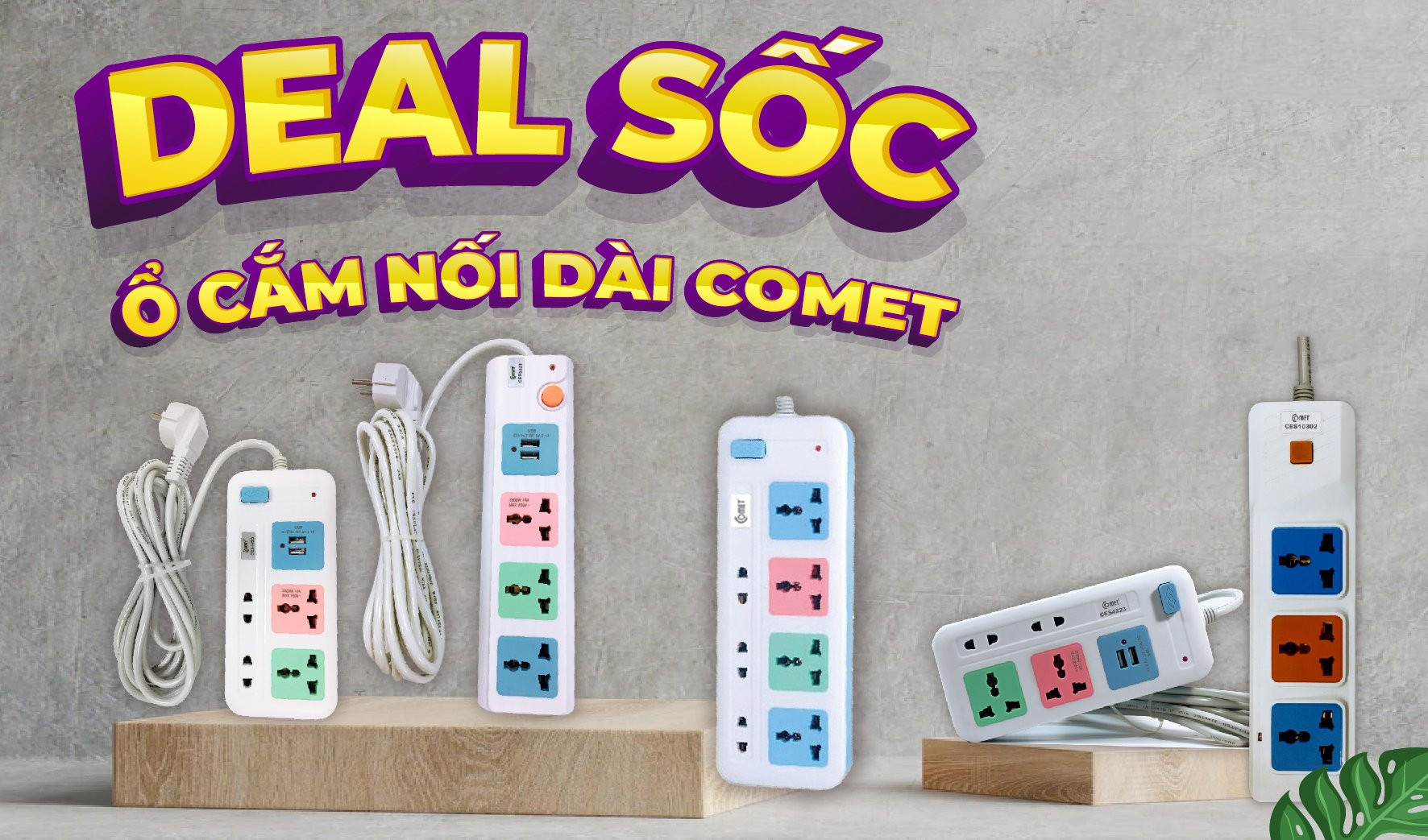 💥 Ổ điện Comet - Sự lựa chọn hoàn hảo cho ngôi nhà của bạn! 💥