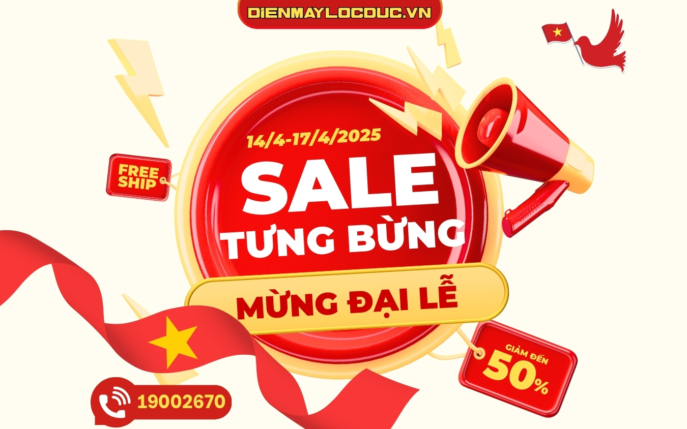 🎉 SALE KHỦNG GIỮA THÁNG – ƯU ĐÃI KHÓ CƯỠNG! 🎉