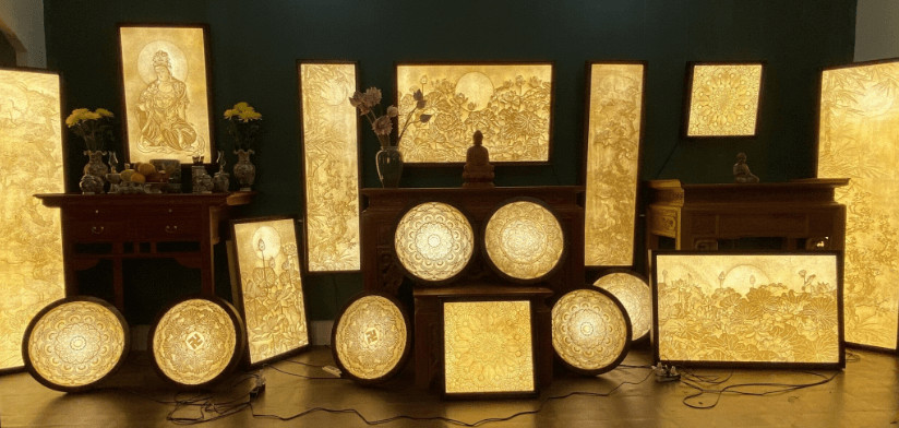 🎉 Tranh Trúc Chỉ Phong Thủy Thờ Cúng Akami 🎉