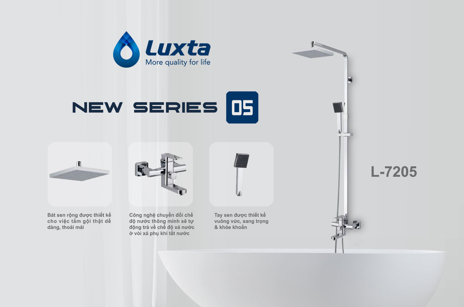 🎉 VÒI SEN TẮM LUXTA - TRẢI NGHIỆM TẮM TUYỆT VỜI MỖI NGÀY  🎉