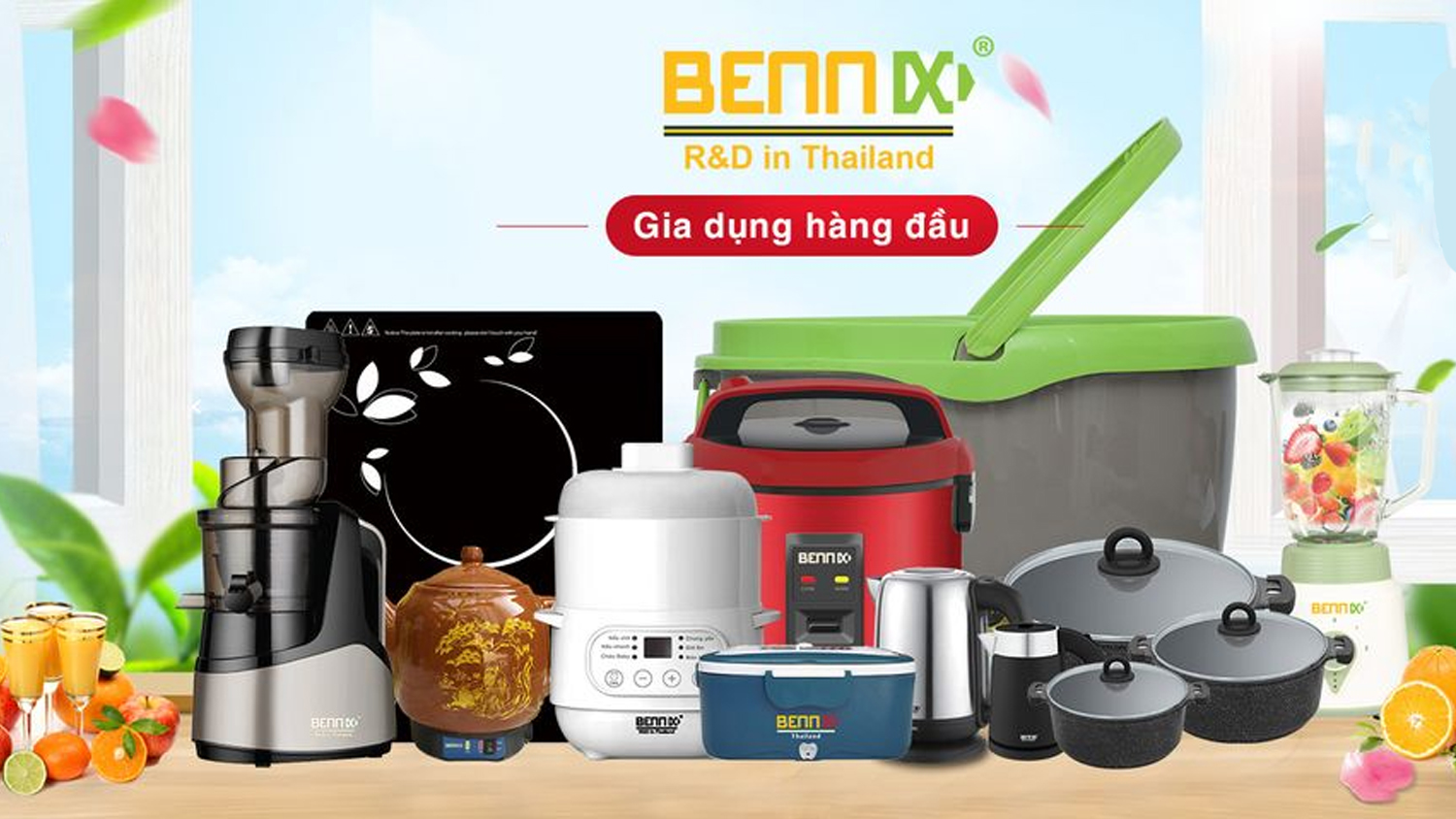 BENNIX là một thương hiệu nổi tiếng với các sản phẩm gia dụng và đồ dùng nhà bếp
