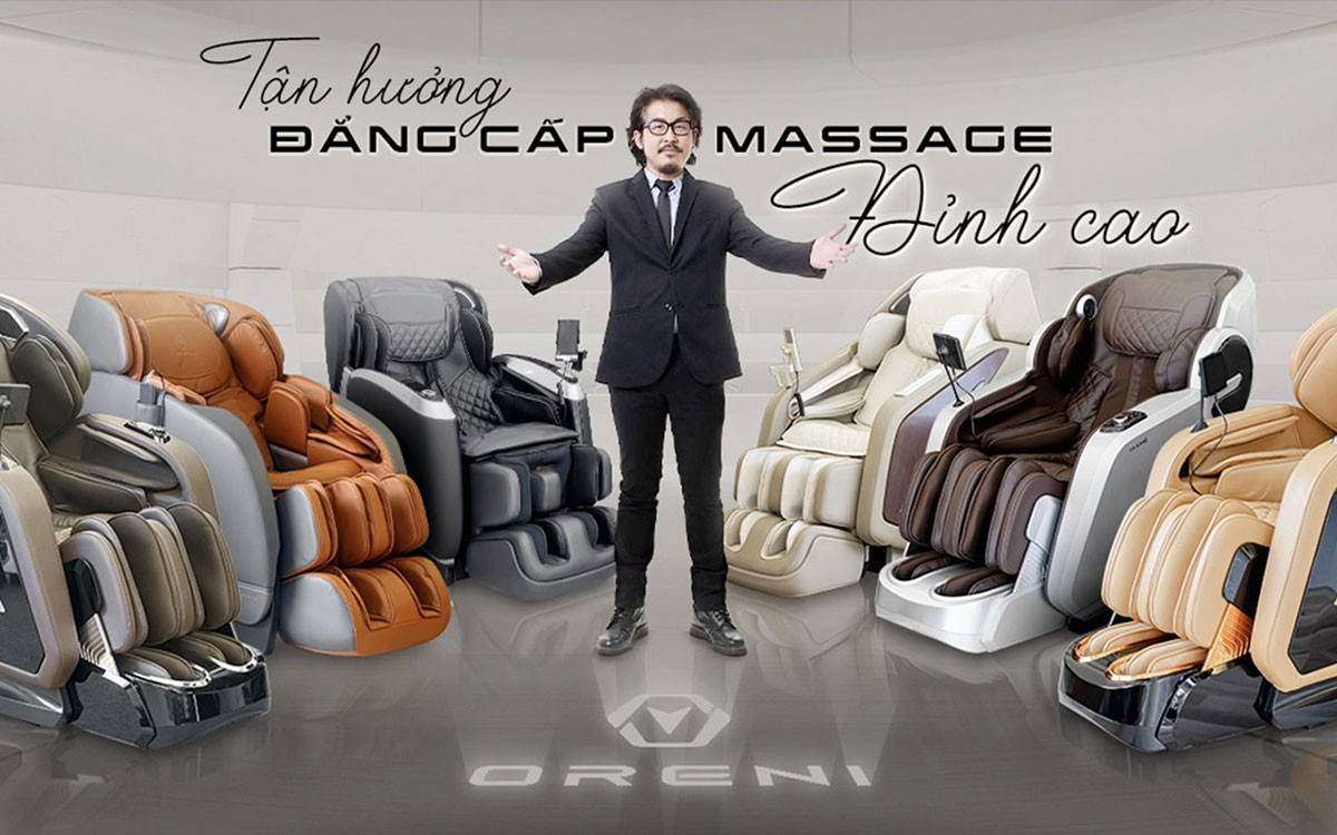Ghế Massage Oreni - Thư giãn và khỏe khoắn cùng công nghệ tiên tiến