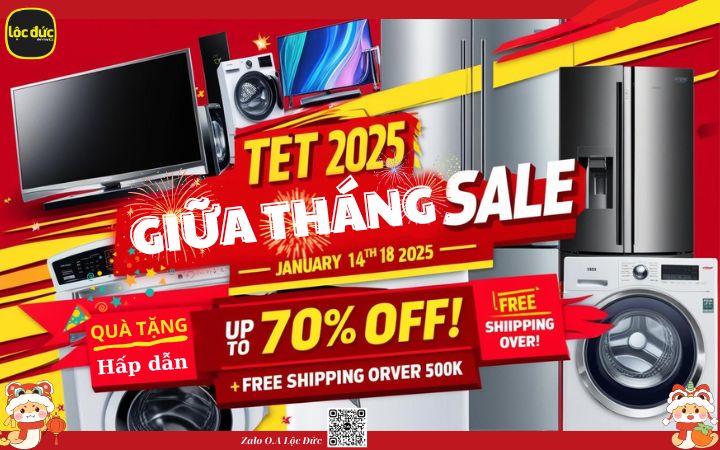 Giữa tháng khai lộc – Sắm Tết siêu hời!