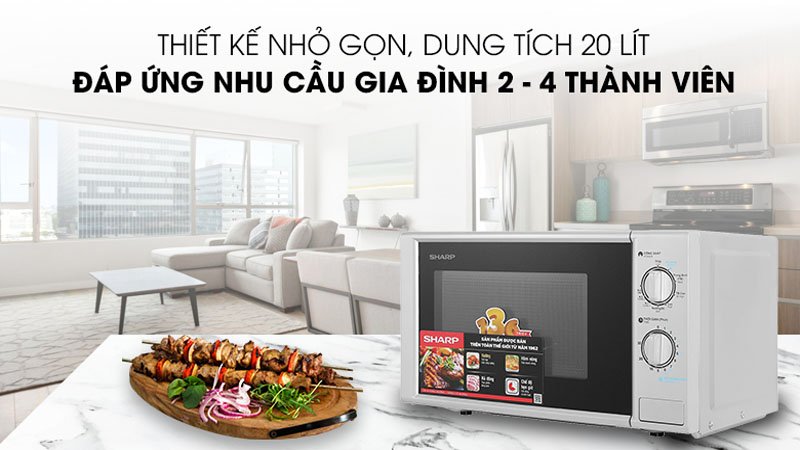 Lò vi sóng Sharp - Sự lựa chọn hoàn hảo cho mọi gia đình!