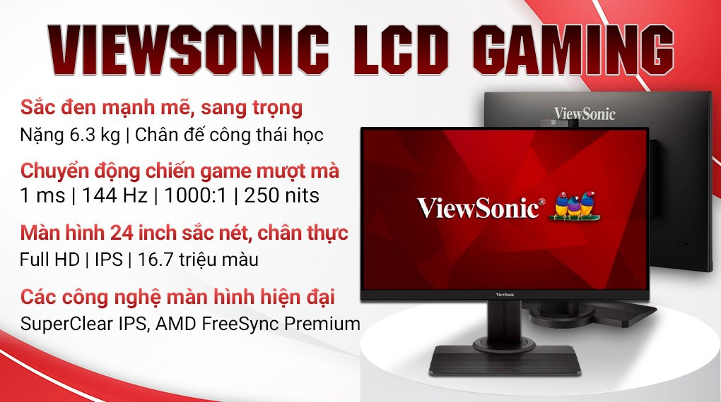 Màn hình vi tính LCD ViewSonic - Sự hoàn hảo cho trải nghiệm giải trí và công việc