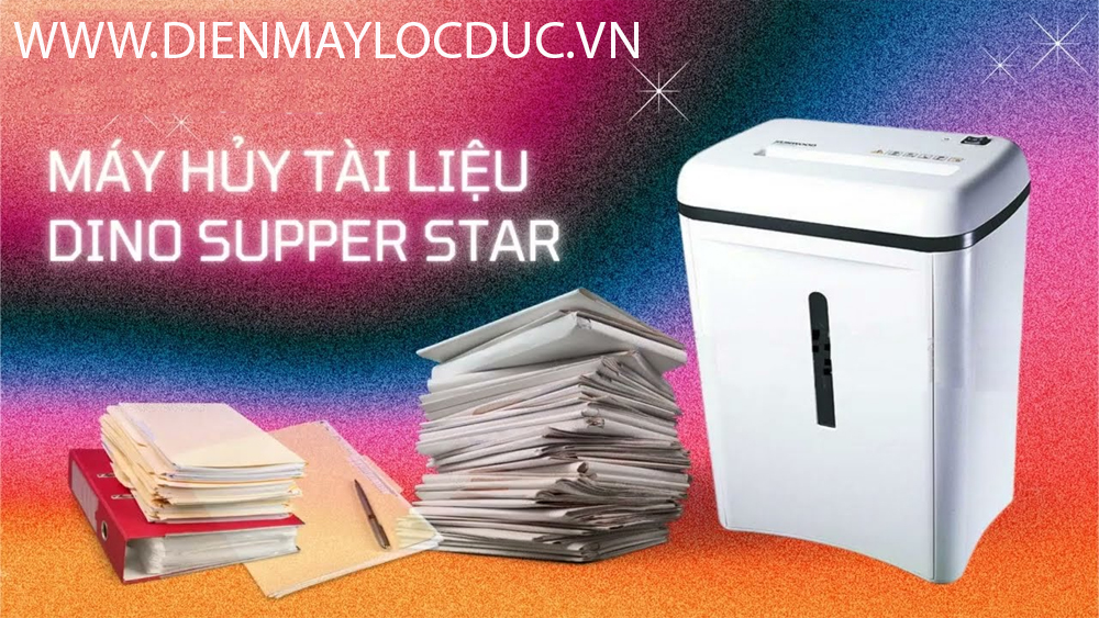 Máy Hủy Tài Liệu Dino - Bảo vệ thông tin của bạn một cách an toàn.