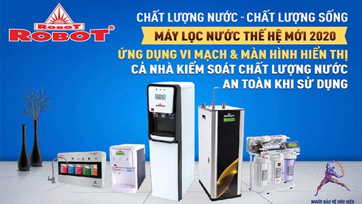 Máy lọc nước robot - Tiên phong trong công việc cung cấp nước sạch và an toàn