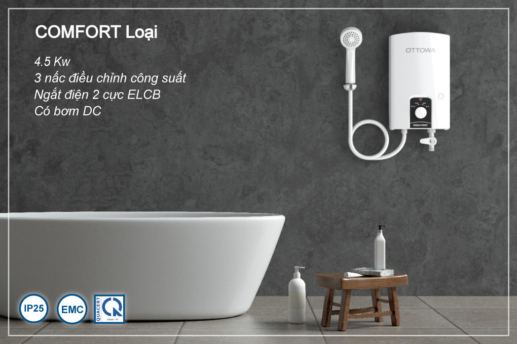 MÁY TẮM NÓNG OTTOWA - Sự lựa chọn hoàn hảo cho gia đình bạn!