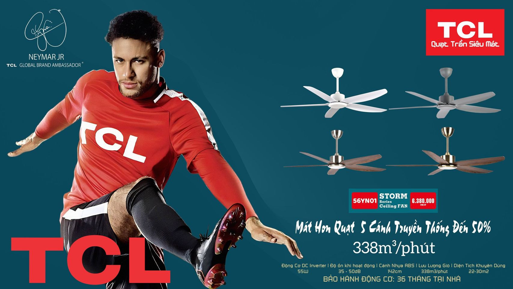 Quạt trần TCL - Sự tiện ích và sang trọng cho không gian sống