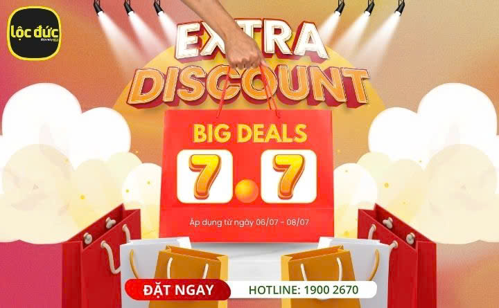 💥 SIÊU ĐẠI TIỆC NGÀY ĐÔI 7/7 – SĂN DEAL ĐỈNH, NHẬN QUÀ KHỦNG! ⚡
