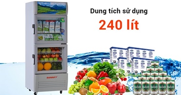 Tính năng tủ mát sanaky 240 lít vh-308k
