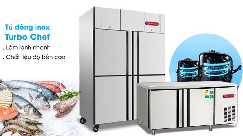 Tủ đông inox Turbo Chef - Sự lựa chọn hoàn hảo cho không gian của bạn!