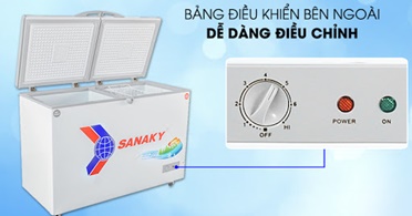 Tủ đông Sanaky 4099w1- Tủ trữ lạnh và trữ đông 400l