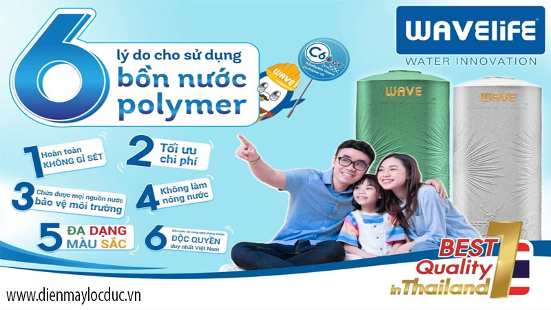 VẺ ĐẸP HOÀN HẢO NÂNG TẦM CUỘC SỐNG CÙNG BỒN NƯỚC WAVELIFE