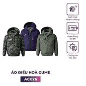 áo điều hòa gume acg26 pin 28000mah 21v chống tia uv