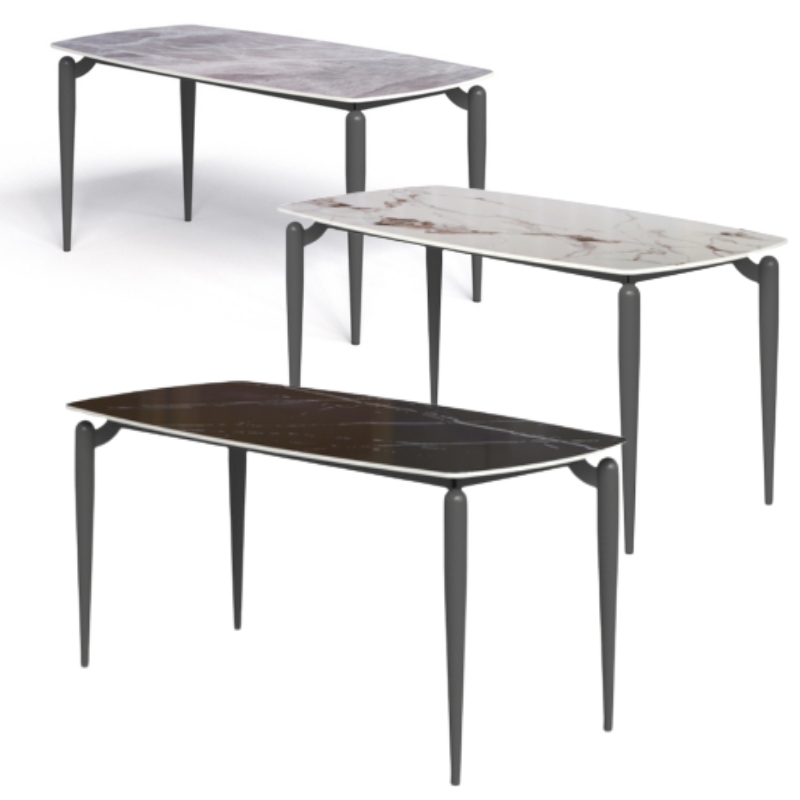 BÀN ĂN MẶT ĐÁ CERAMIC NỘI THẤT 190 241BA-D16 1M6