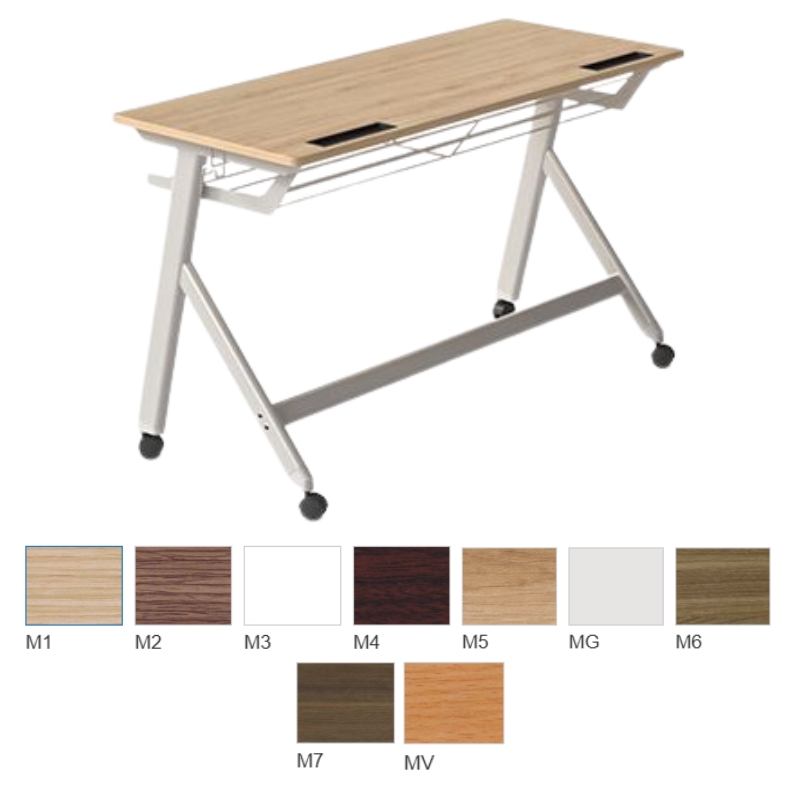 BÀN HỌC SINH GỖ MFC NỘI THẤT 190 BHS06B 1M2 CÓ BÁNH XE