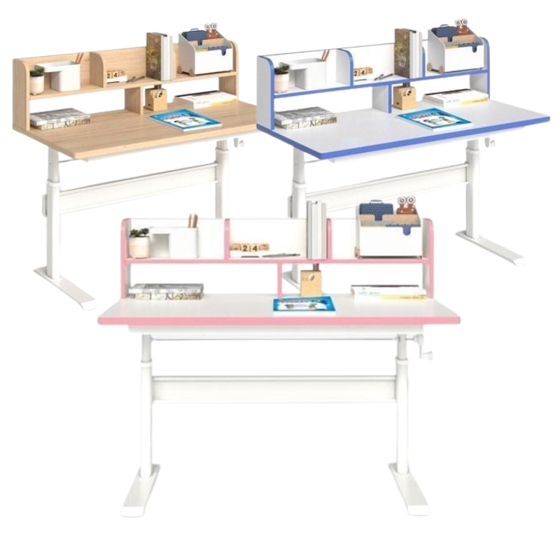 bàn học sinh nâng hạ có kệ nội thất 190 bhs262b (1m2)