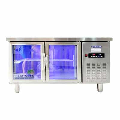 BÀN MÁT INOX 2 CÁNH KÍNH VINALIFE 340 LÍT VNL-BMCK 1.5 (R134A)