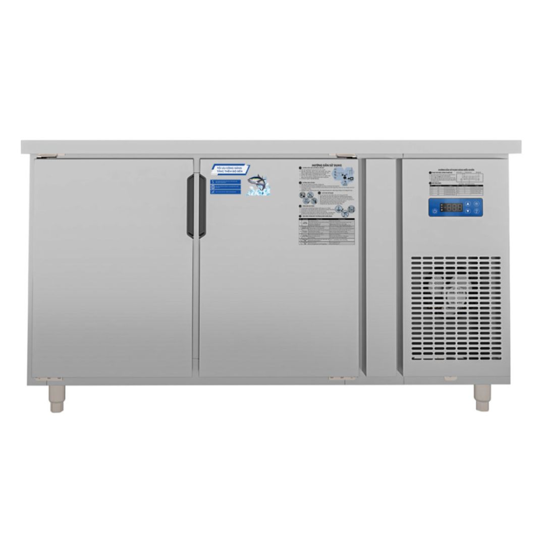 bàn mát inox 2 cánh yubann 250 lít yb-f15in