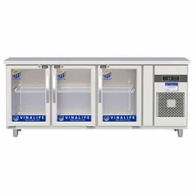 Bàn mát inox 3 cánh kính Vinalife 460/340 lít VNL-BMCK-1.8-QG (R134A) (Quạt gió)