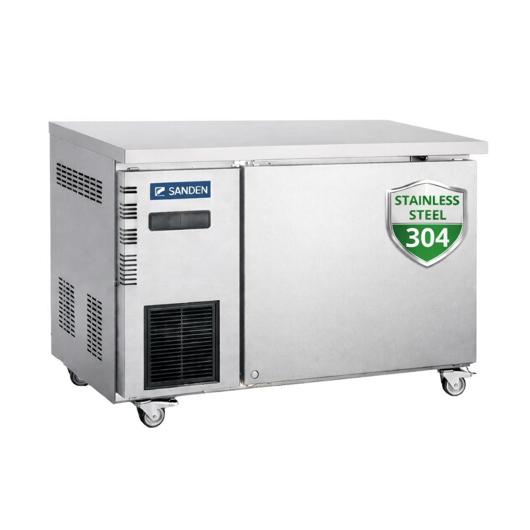 bàn mát inox sanden intercool 155 lít scc-0903