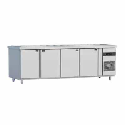 BÀN MÁT SALAD 4 CÁNH INOX HOMECEN 610 LÍT BSQ.4MI2275