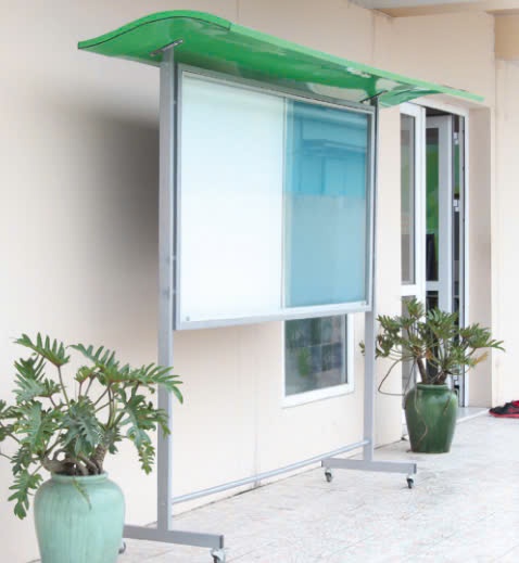 BẢNG THÔNG TIN CÁNH TRƯỢT, CÓ MÁI CHE ,DI ĐỘNG TGB 1.2M TT28N1218T2