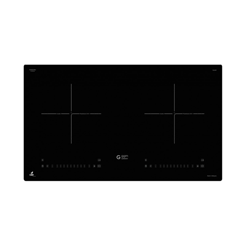 BẾP ĐIỆN TỪ ĐÔI GGMGASTRO GCI422I PLUS - 4200W, INVERTER TIẾT KIỆM ĐIỆN