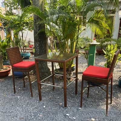 BỘ BÀN CÀ PHÊ KHUNG SẮT MT MT830 (1 BÀN + 2 GHẾ)