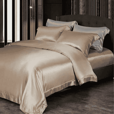BỘ CHĂN GA D'LAVISH QUEENIE SILK NELLY 200X220 LỤA CAO CẤP
