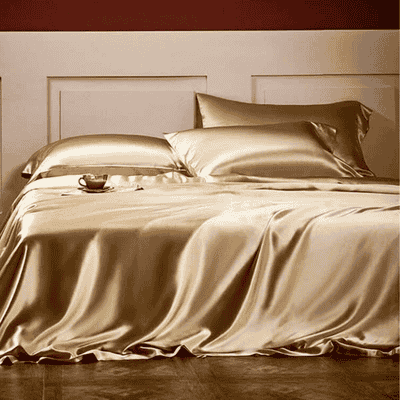 BỘ CHĂN GA PHỦ D'LAVISH QUEENIE SILK ALINA 200X220 LỤA CAO CẤP