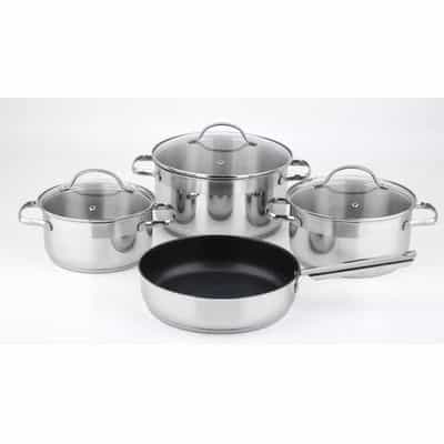 BỘ NỒI INOX 3 ĐÁY SEVILLA 4 MÓN SV-LX45
