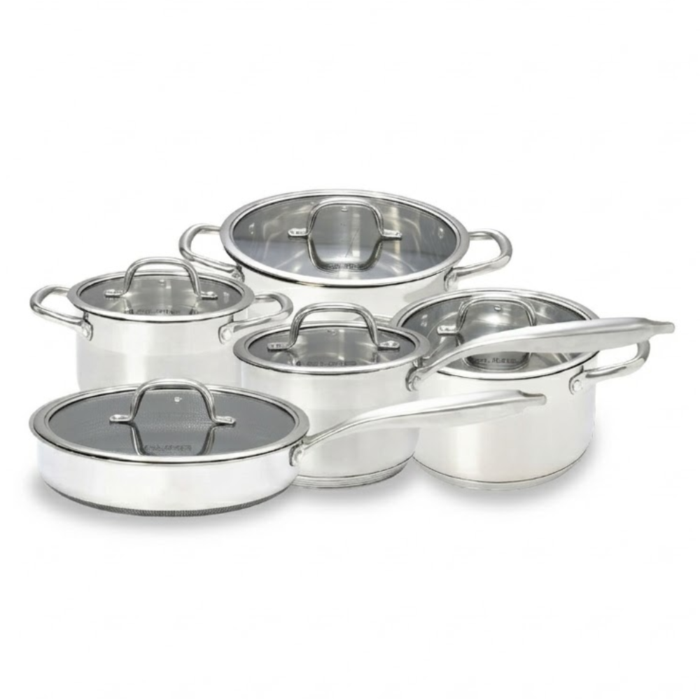 BỘ NỒI INOX GUME GMPPS-2201 5 MÓN INOX 304 ĐÁY 5 LỚP