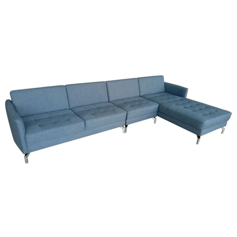 BỘ SOFA GÓC BỌC VẢI CAO CẤP THE ONE (HÒA PHÁT) SF401-4