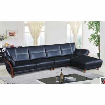 BỘ SOFA GÓC DA, MOUSSE XỐP, GỖ CHI LAI SFN-SOW-B120-P