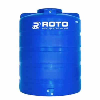 bồn nước nhựa đứng roto vt3000 (3000 lít) nhựa nguyên sinh