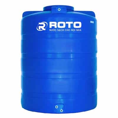 bồn nước nhựa đứng roto vt5000 (5000 lít) nhựa nguyên sinh cao cấp