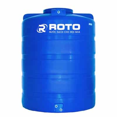 bồn nước nhựa đứng roto vt5000n (5000 lít) nhựa nguyên sinh