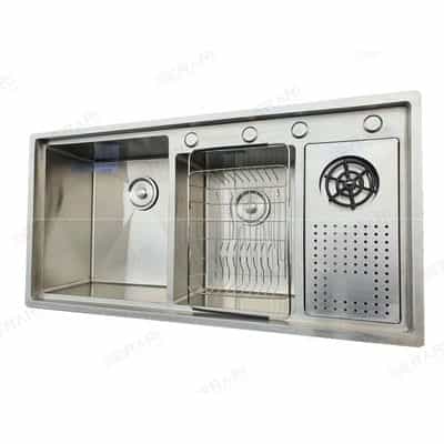 Bồn rửa chén đôi GERARI GC.JS10050 inox 304 cao cấp