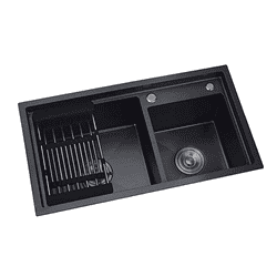 BỒN RỬA CHÉN INOX KAFF KF-BL8245GHR